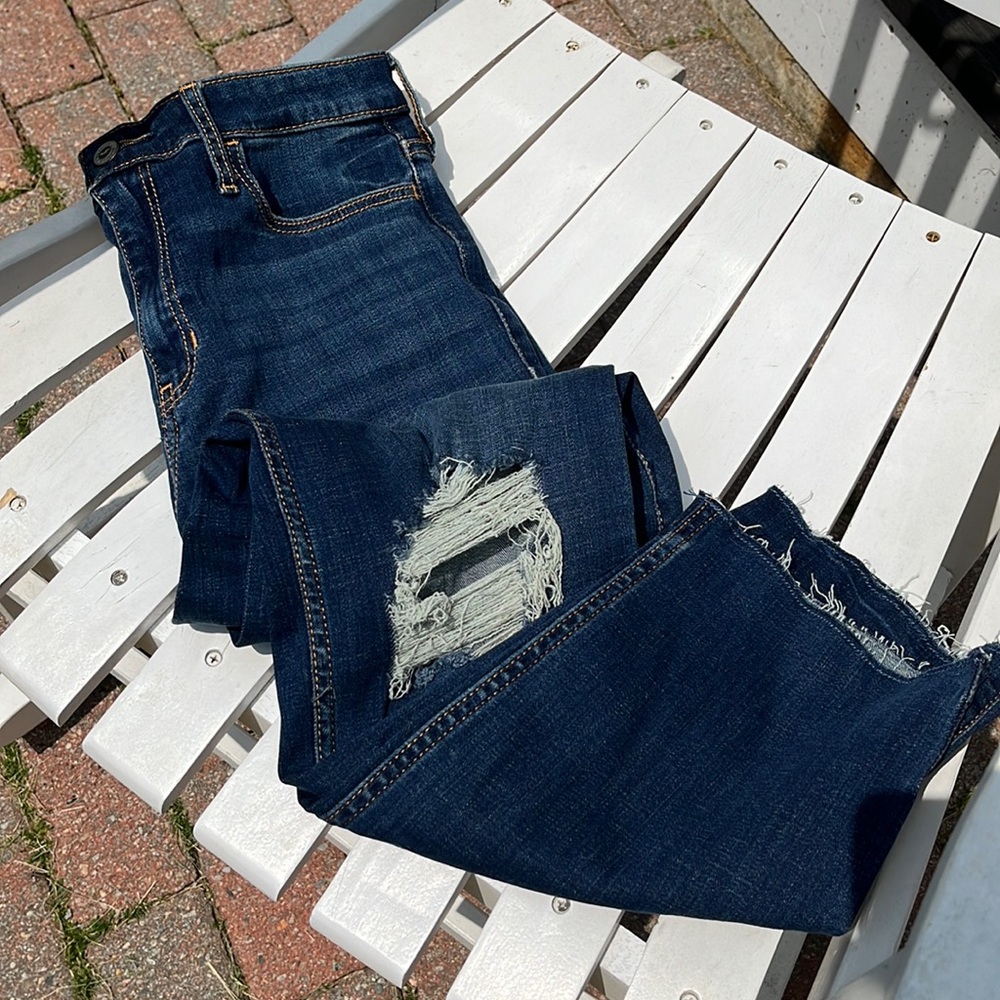 ☀️NWT Hollister High-Rise Slim Straight 7R